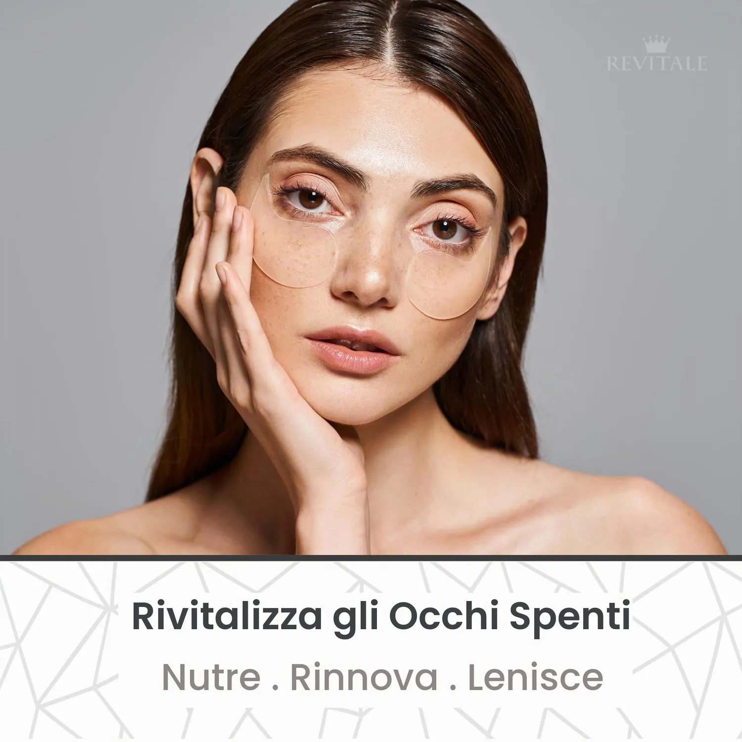 Revitale Pure Patch Occhi Ialuronico Vasetto 30 Paia Idratanti