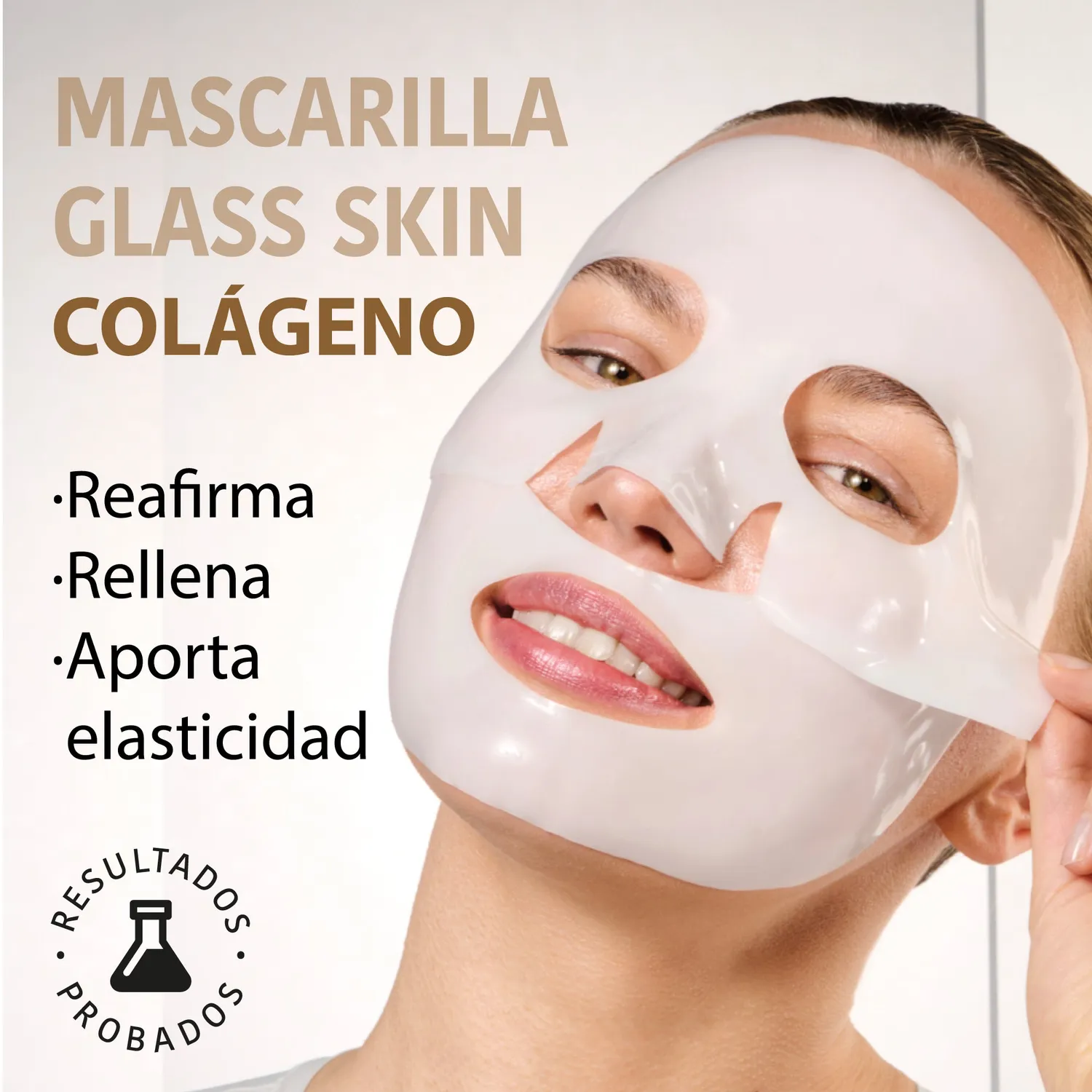 Iroha Nature Glass Skin maschera hydrogel collagene