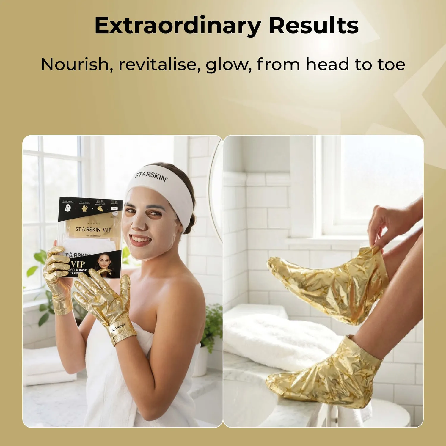 Starskin The Gold Mask Set maschere oro assortite