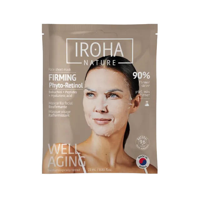 Irohanature Bakuchiol Maschera Viso Levigante con Peptidi