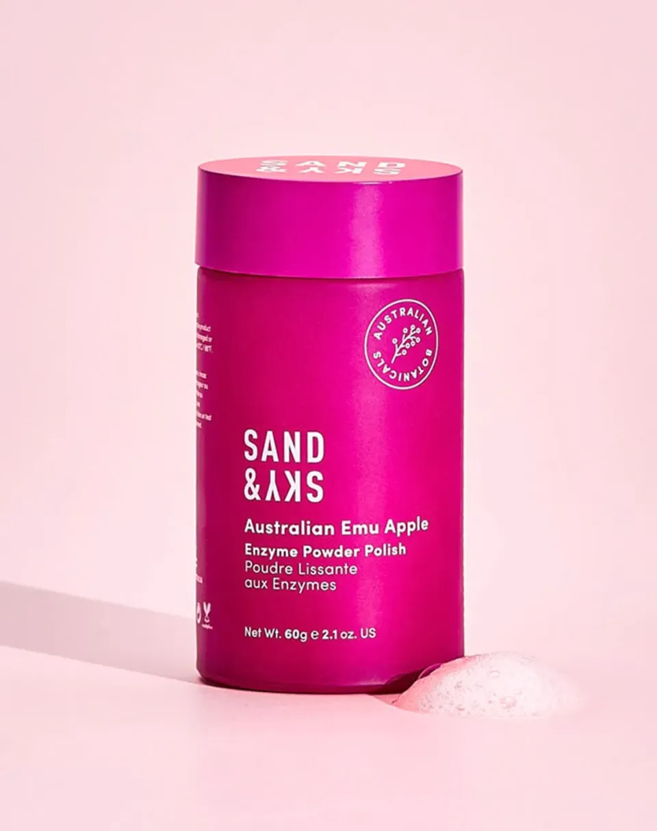 Sand & Sky Australian Glow Berries Enzyme Powder Polish esfoliante polvere