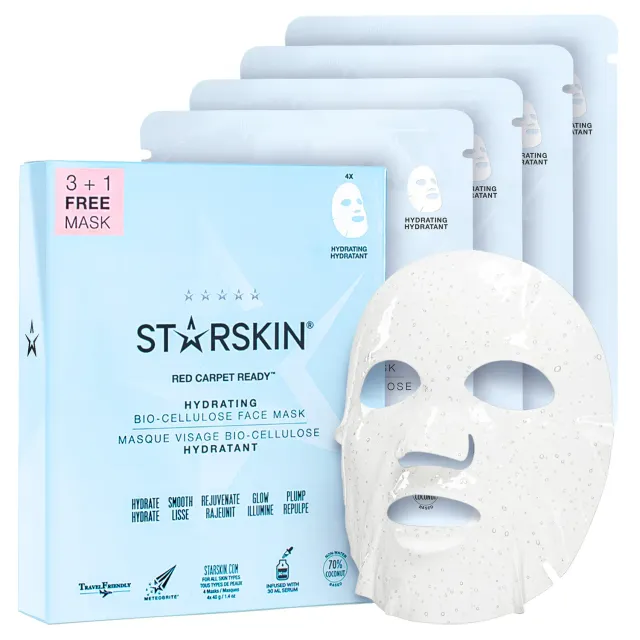 Starskin Red Carpet Ready maschera viso 4 pezzi idratante