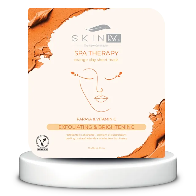 Skin Iv Radiant Glow maschera viso illuminante antimacchia