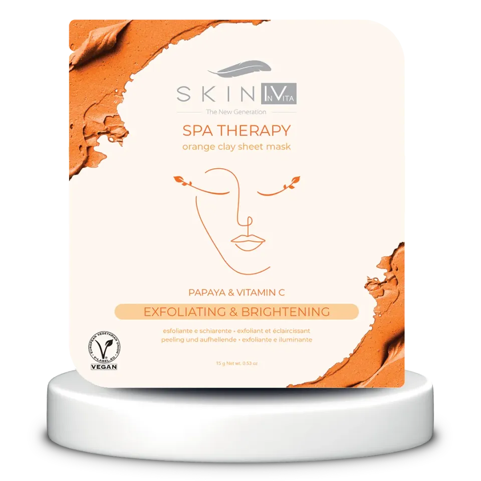 Skin Iv Radiant Glow maschera viso illuminante antimacchia