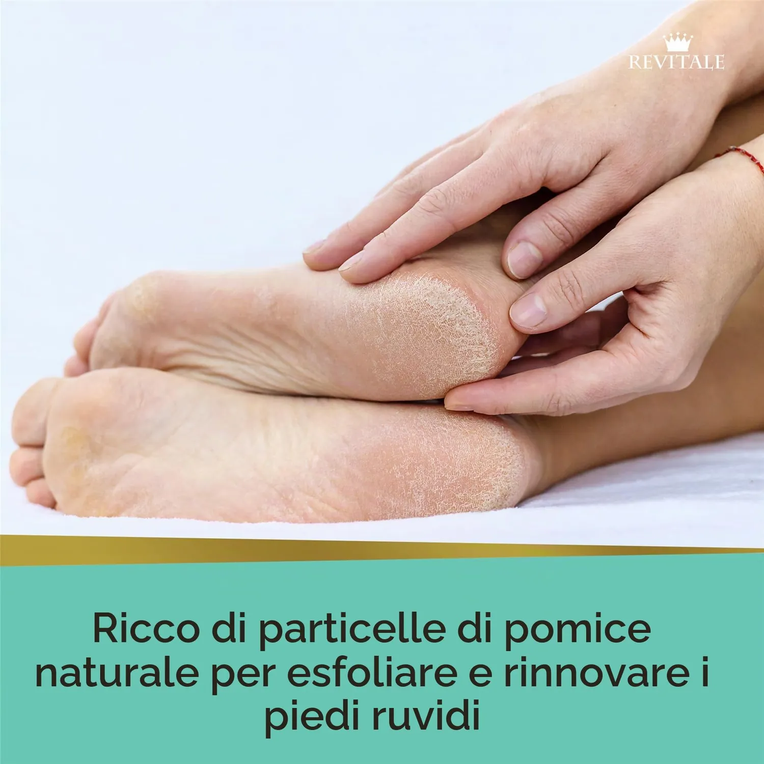 Revitale Advanced Sapone Piedi Menta Pomice Saponetta 80 g