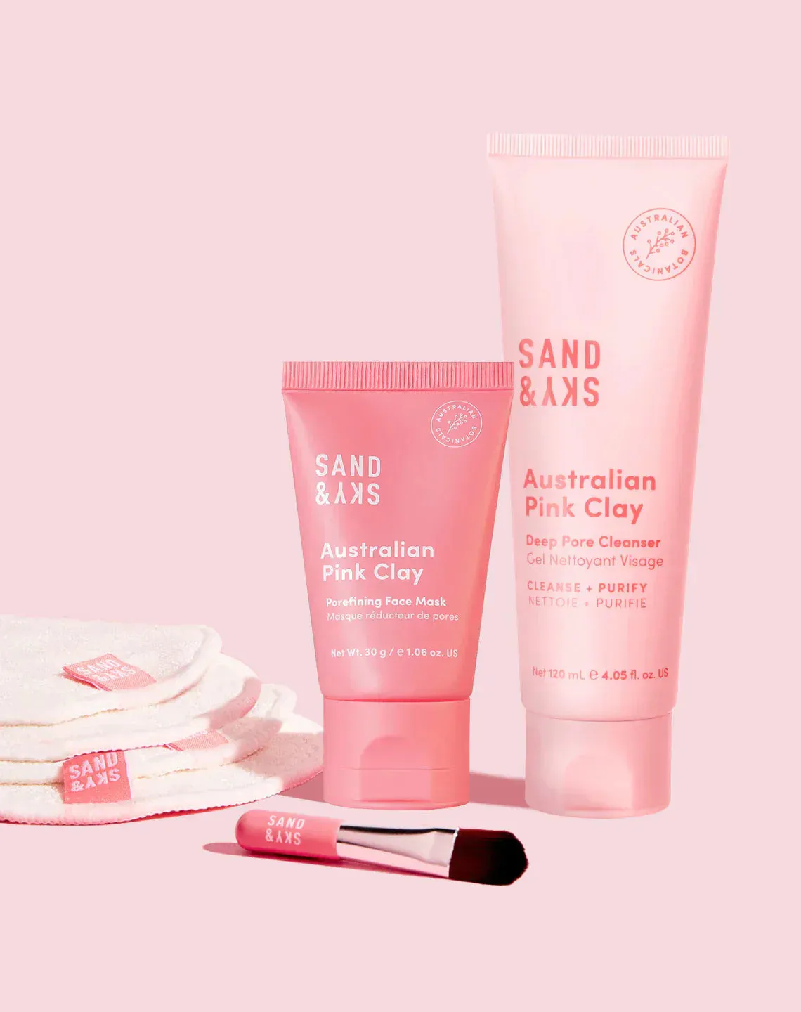 Sand & Sky Australian Pink Clay Deep Pore Cleanser detergente pori