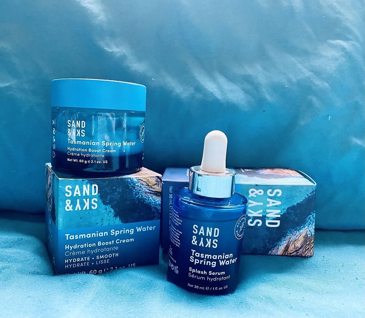 Sand & Sky Healthy Hydration Kit viso siero + crema