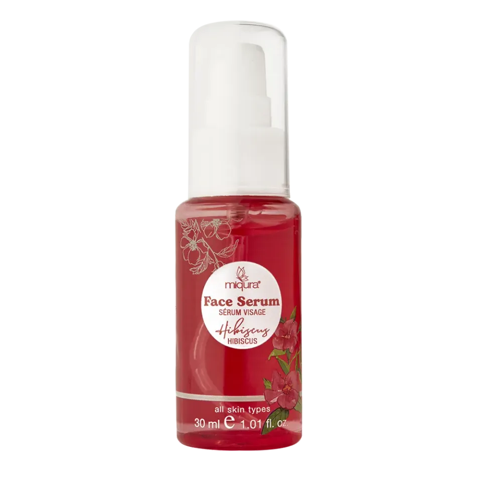 Miqura Hibiscus siero viso idratante antiossidante