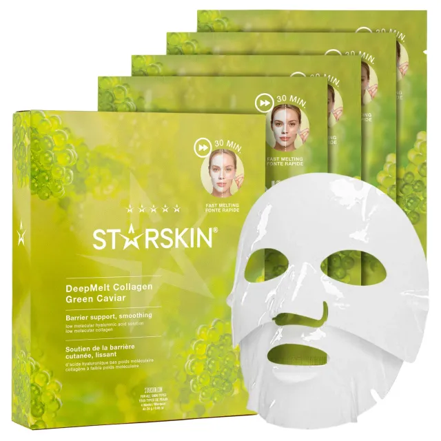 Starskin Collagen Green Caviar maschera idrogel 30 minuti