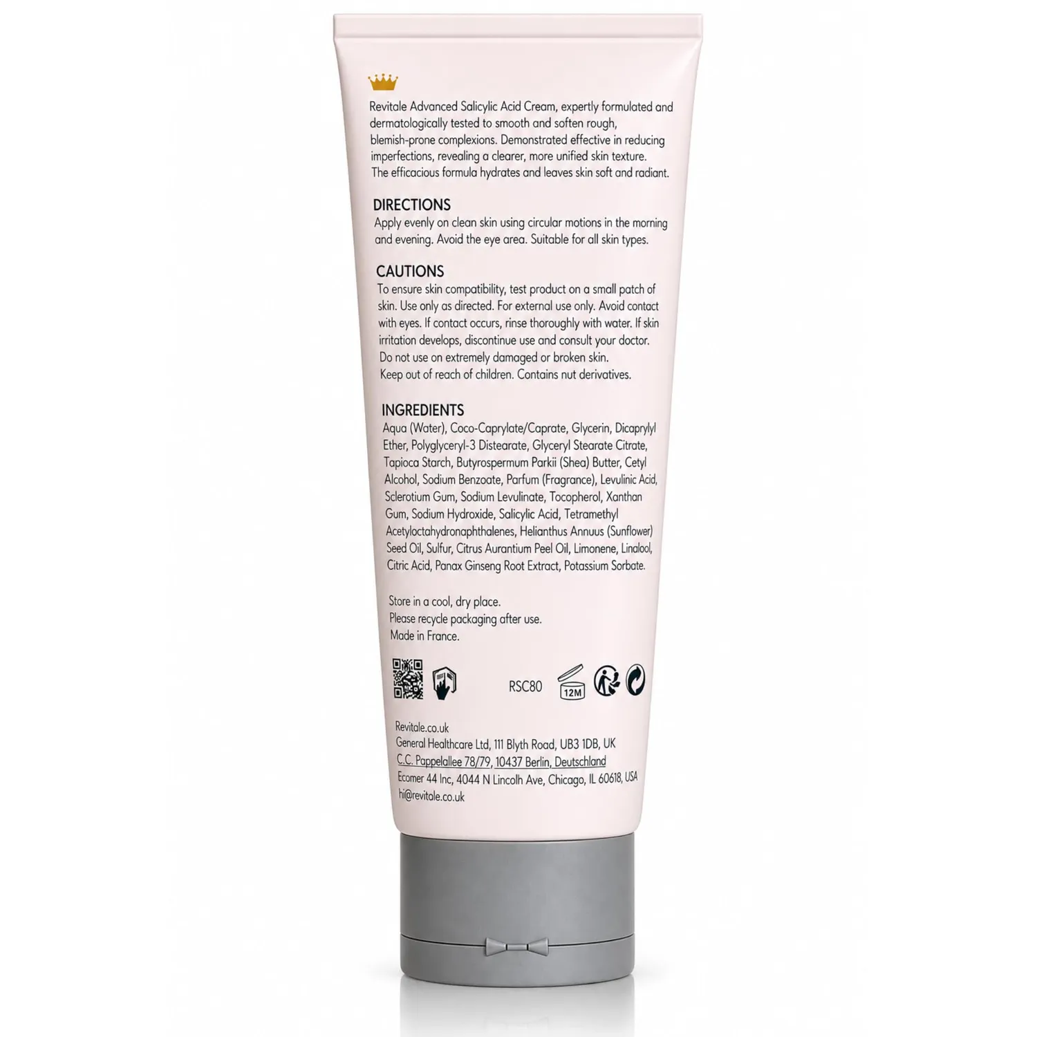 Revitale Advanced Acido Salicilico crema 80 g imperfezioni