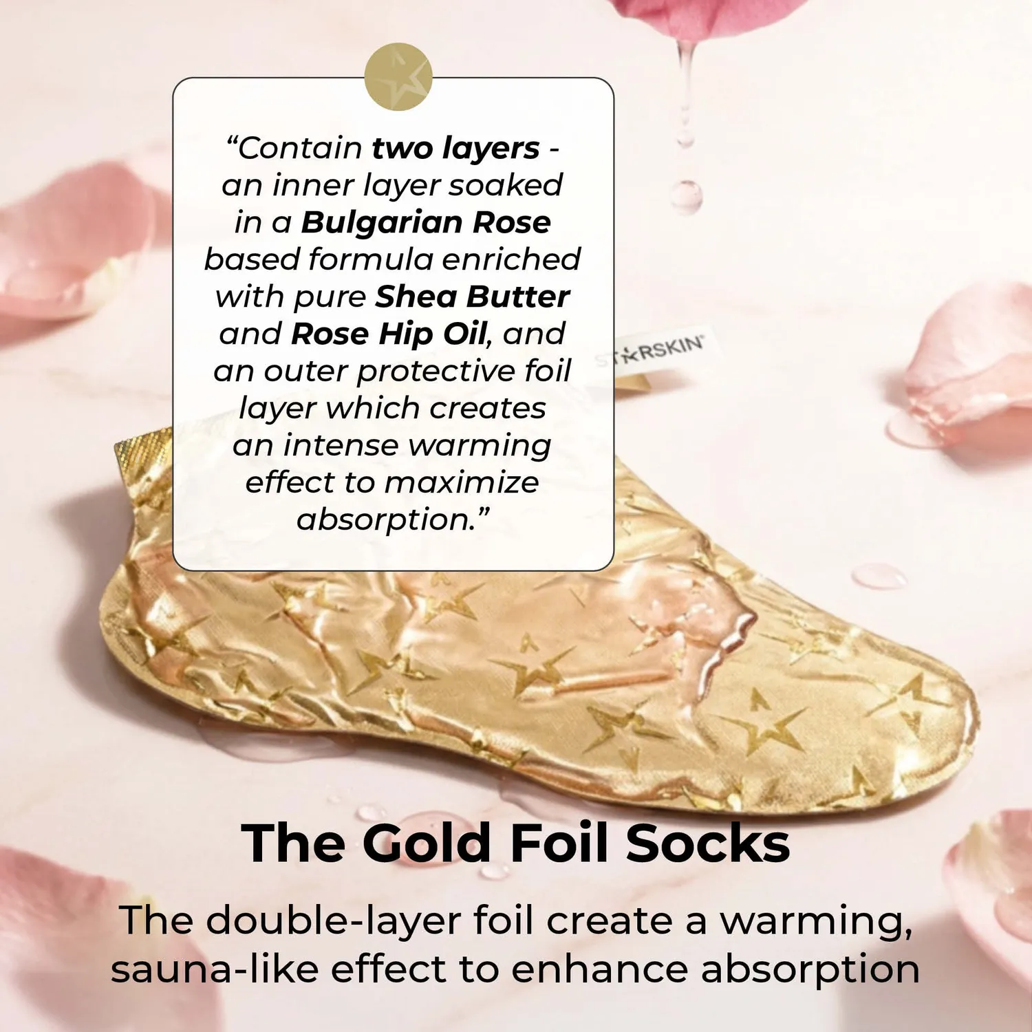 Starskin The Gold Mask Foot maschera piedi 15 min
