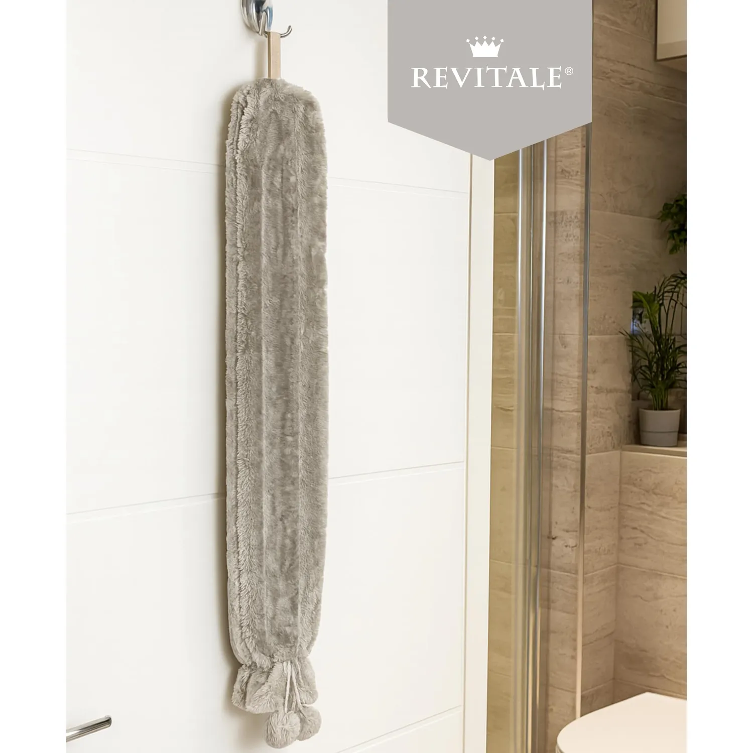 Revitale Borsa Acqua Calda Lunga 2L Rosa 72 cm Morbida