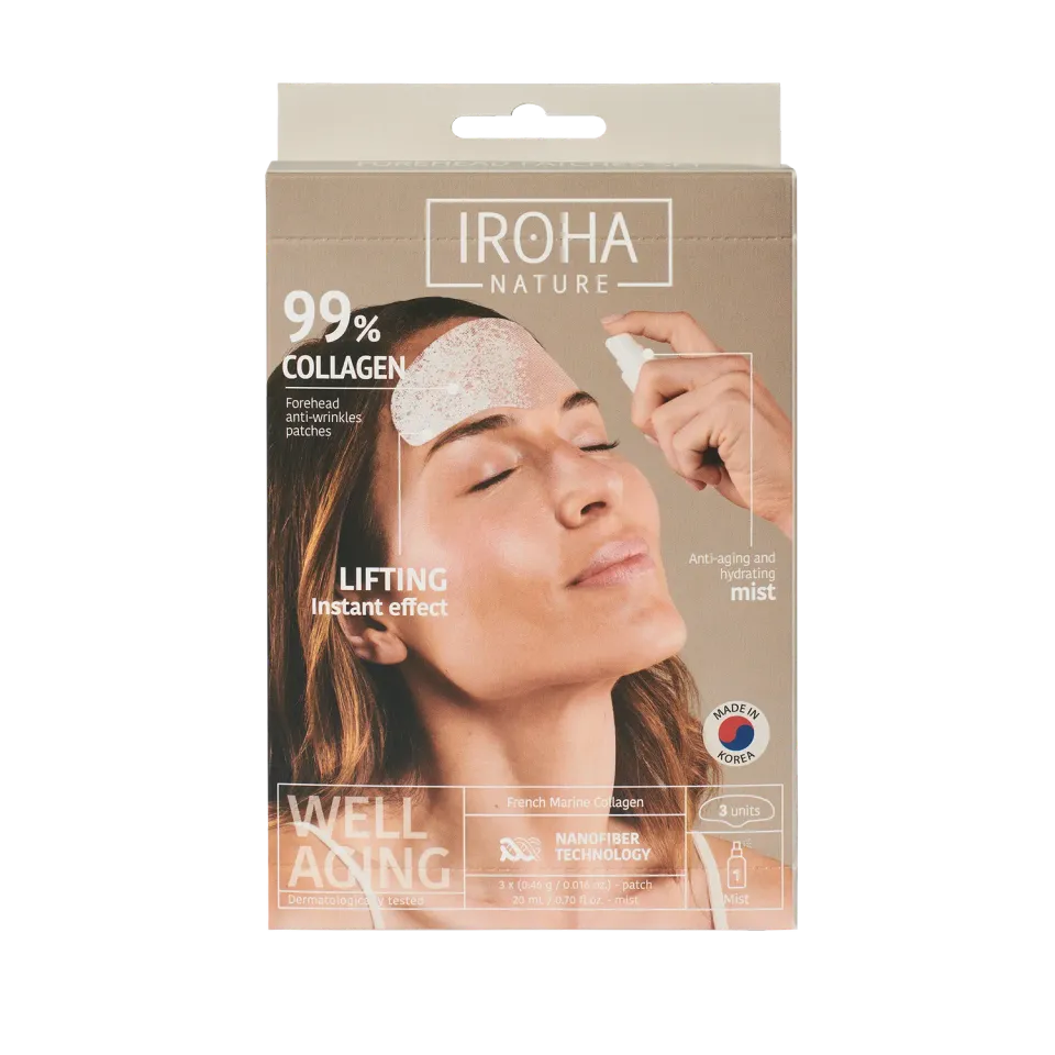 Iroha Nature 99% Collagen patch fronte acido ialuronico 3 pz