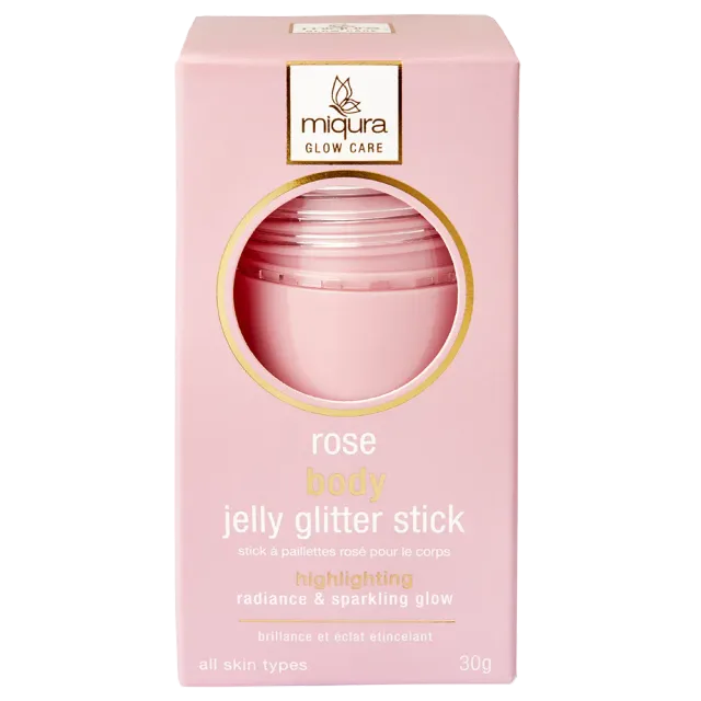 Miqura Body Jelly Glitter Stick rosa corpo