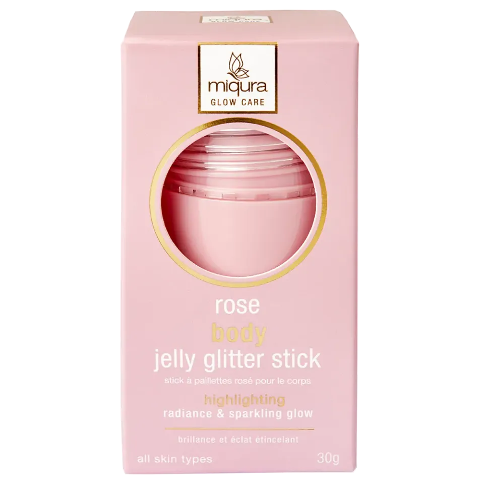 Miqura Body Jelly Glitter Stick rosa corpo