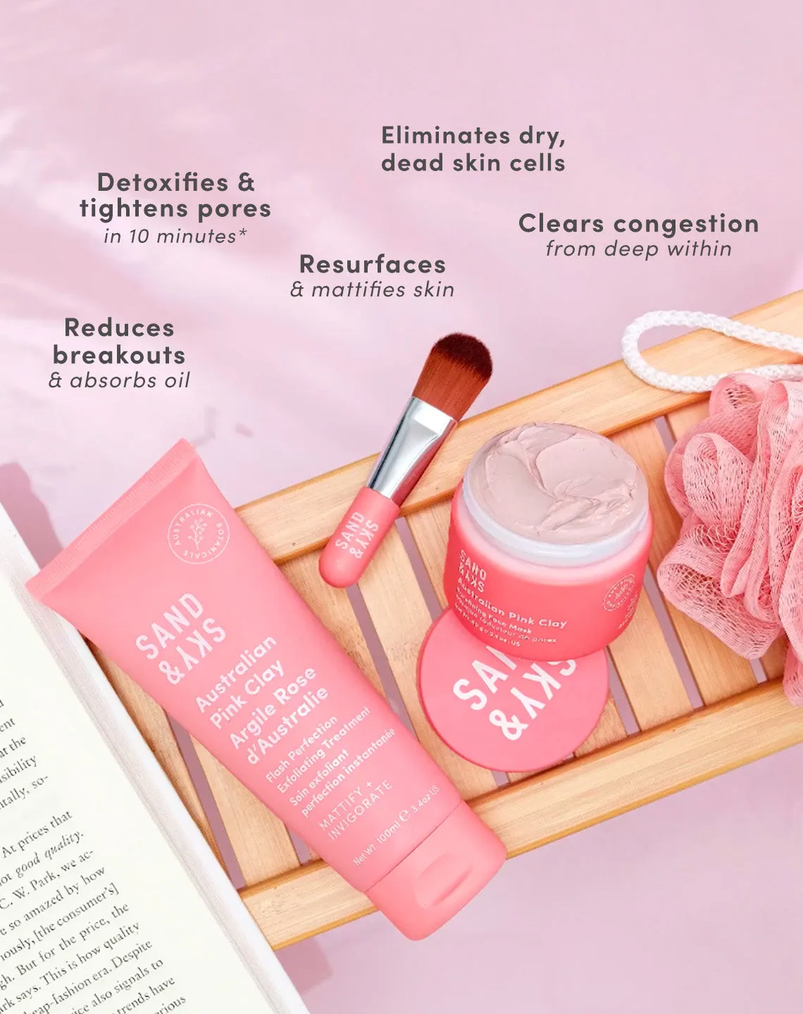 Sand & Sky Perfect Skin Kit kit viso pori dilatati 2 pezzi