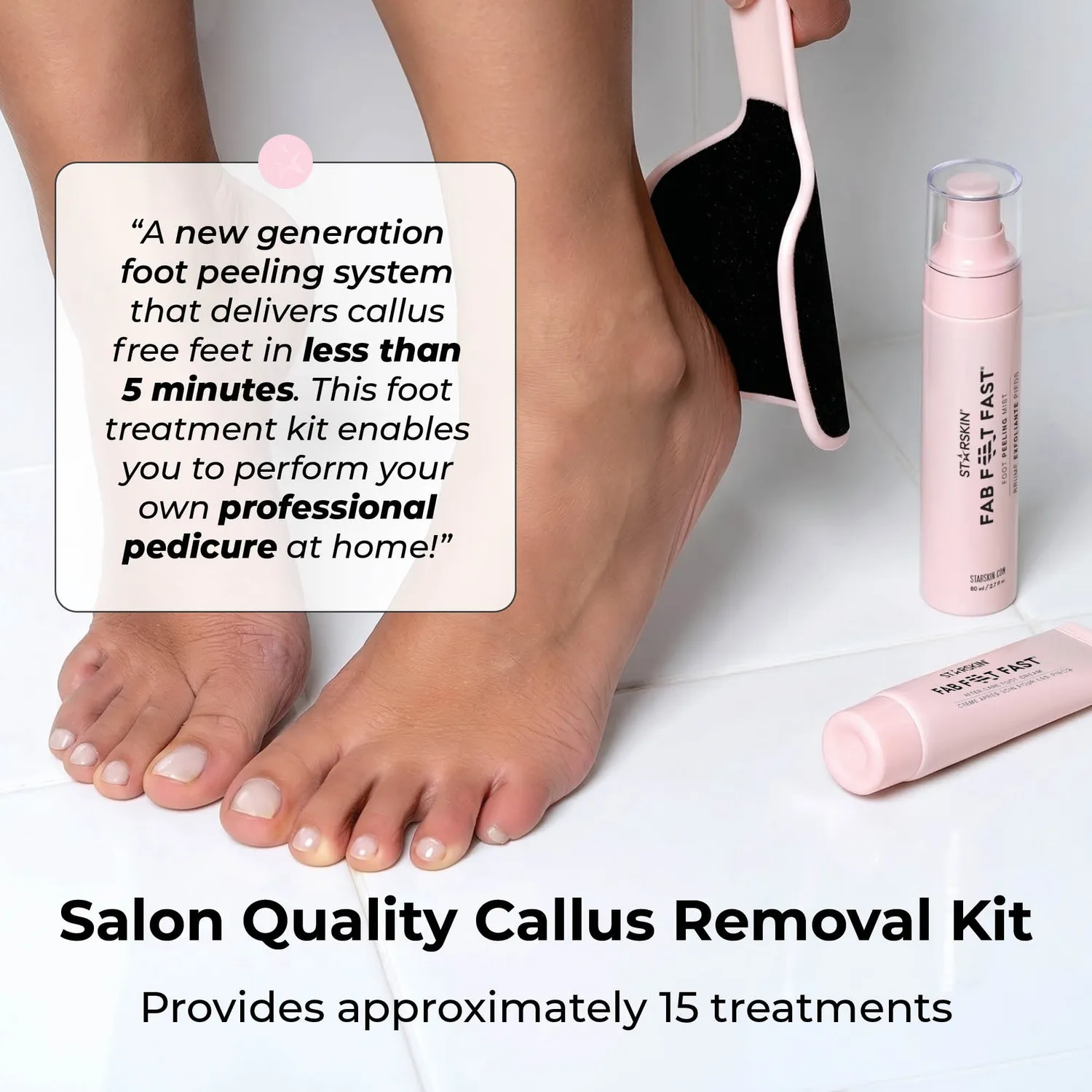 Starskin VIP Fab Feet Fast kit piedi anti calli