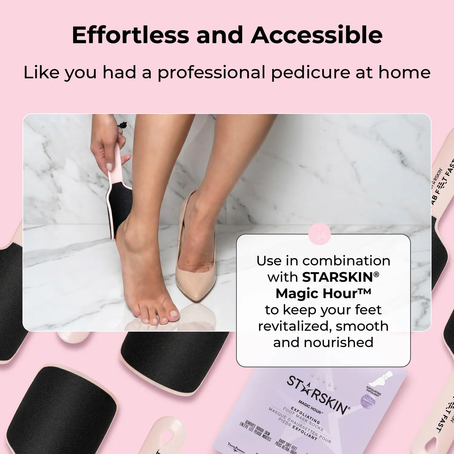 Starskin VIP lima piedi ergonomica levigante