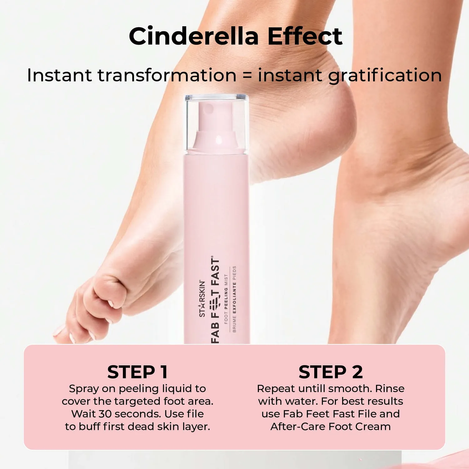 Starskin Foot Peeling Mist spray piedi calli acido glicolico 100ml