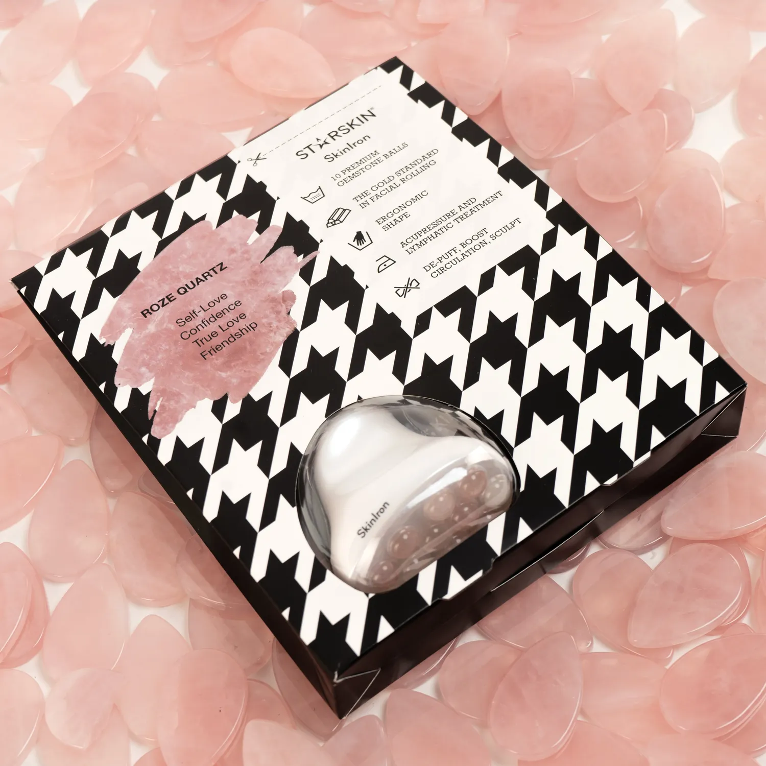 Starskin Artist FX massaggiatore viso quarzo rosa