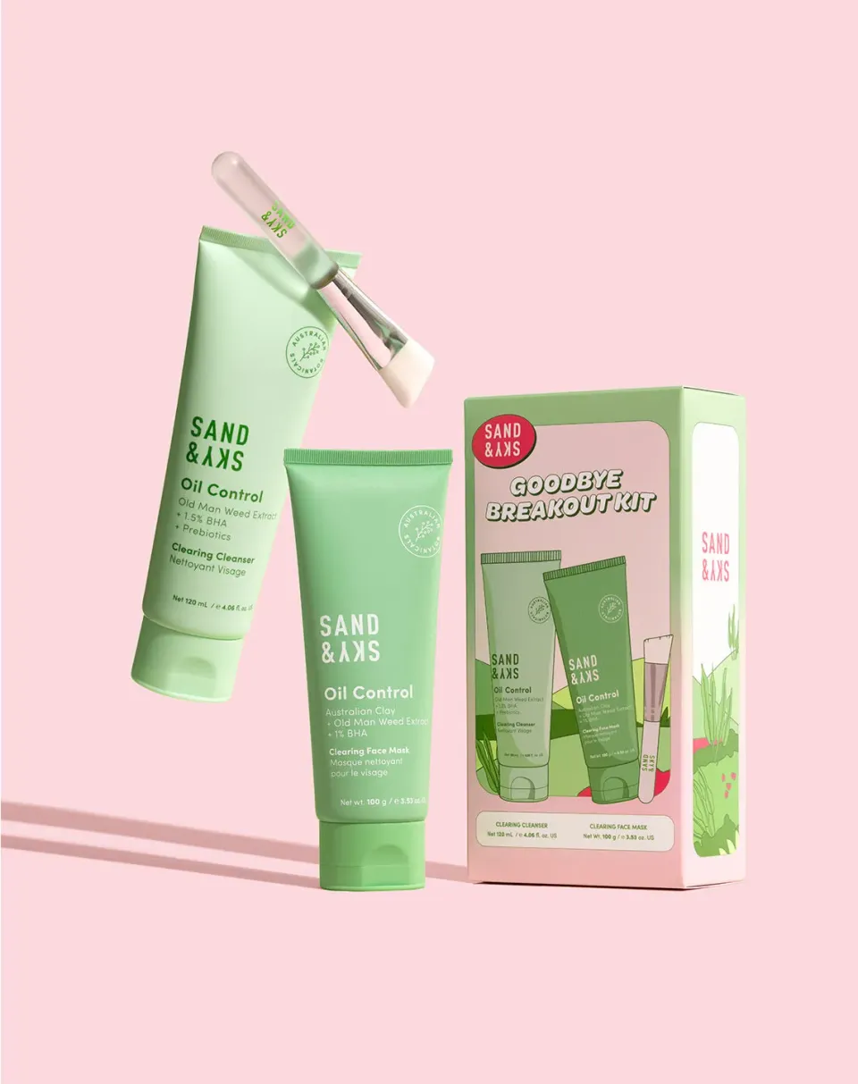 Sand & Sky Oil Control Kit detergente + maschera opacizzante