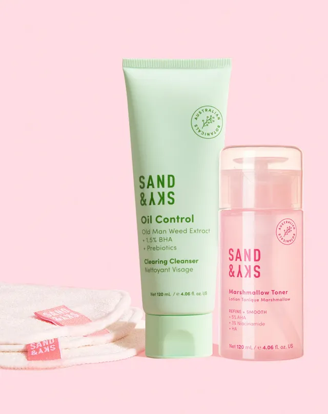 Sand & Sky Clean Sweep Kit detergente + tonico purificanti