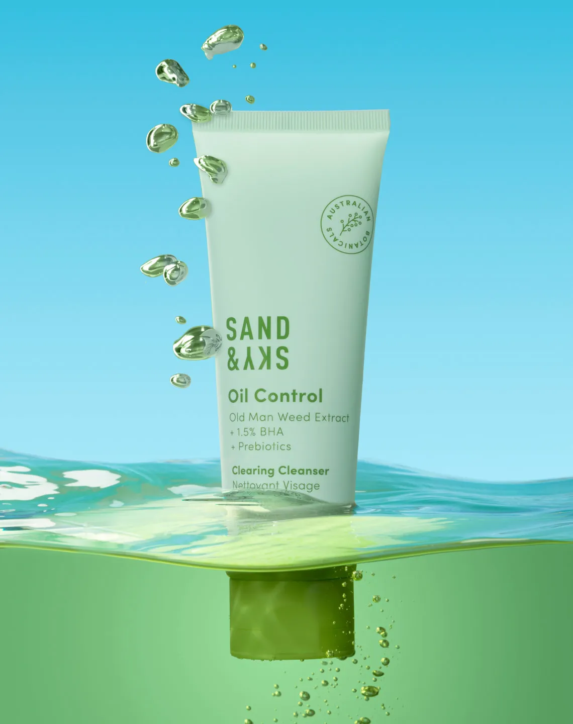 Sand & Sky Oil Control Clearing Cleanser detergente viso purificante