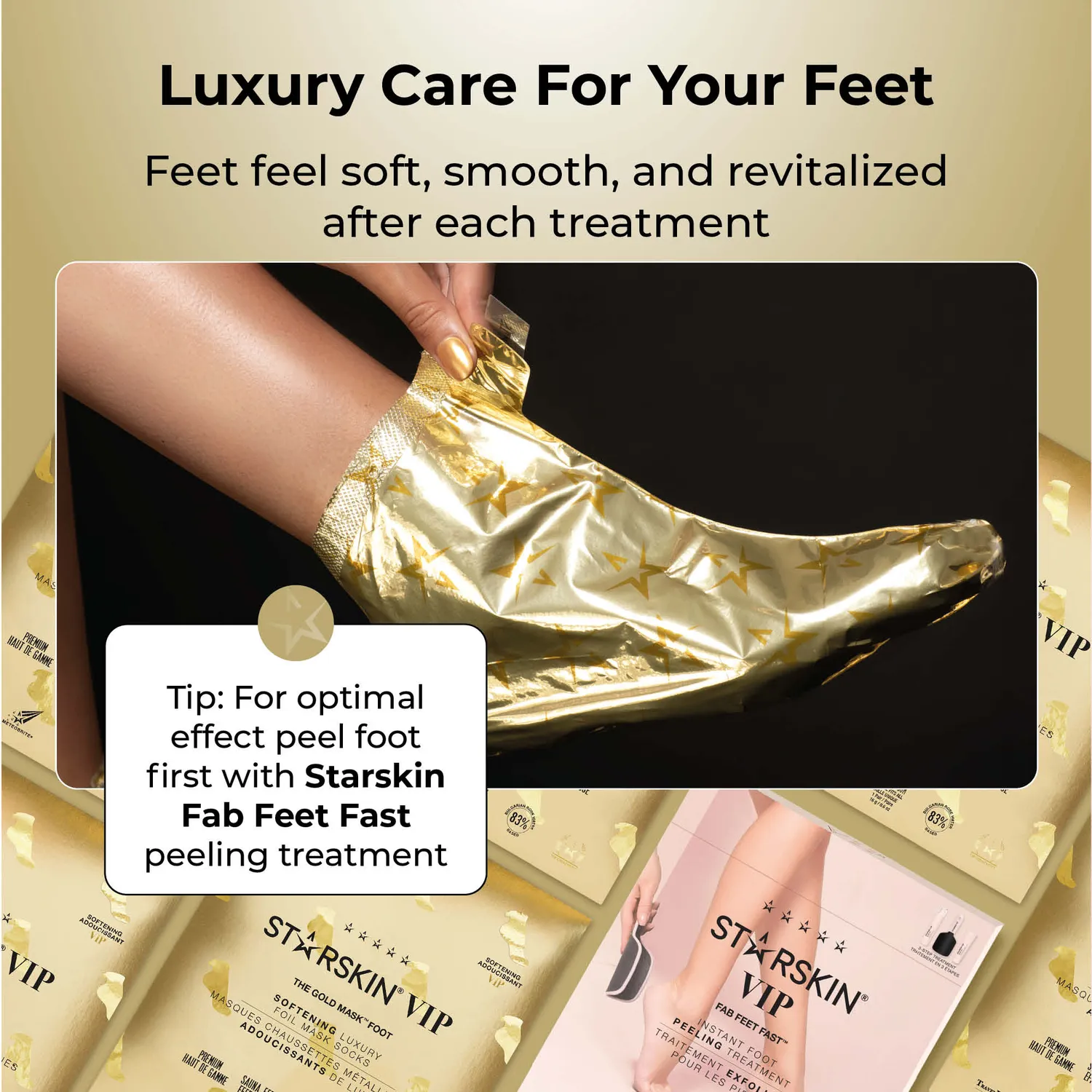 Starskin The Gold Mask Foot maschera piedi 15 min