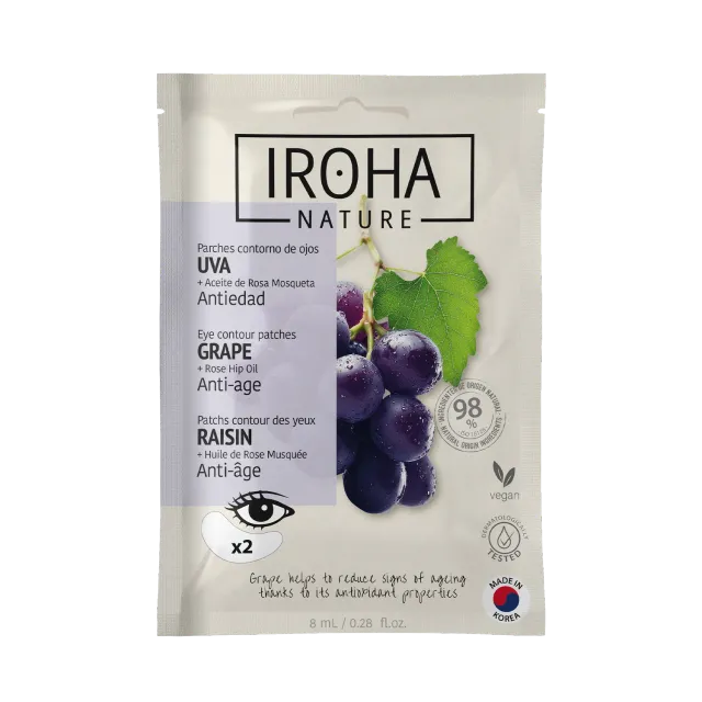 Iroha Nature Anti-Age Grape patch occhi uva