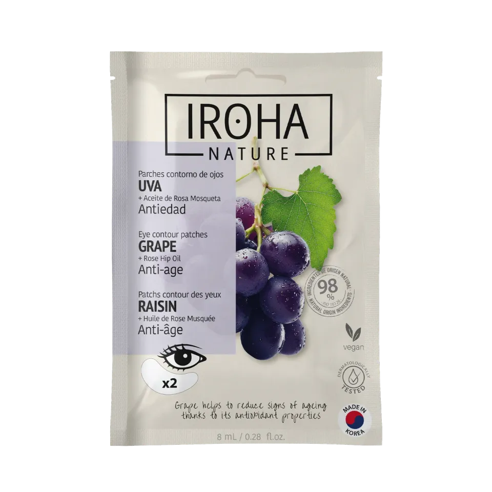 Iroha Nature Anti-Age Grape patch occhi uva