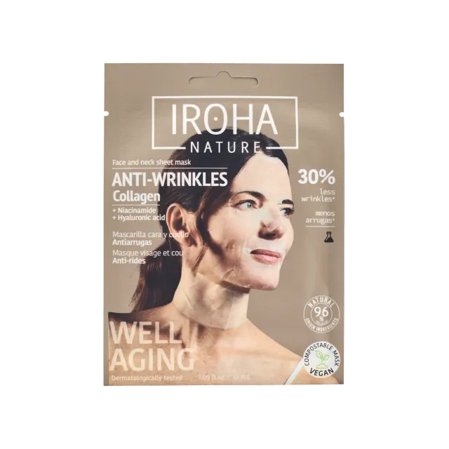 Irohanature Collagene maschera antirughe niacinamide acido