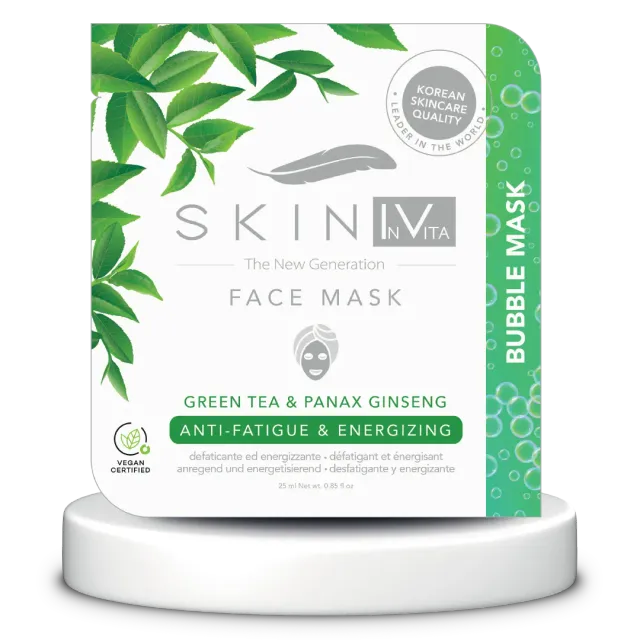 Skin IV Bubble Energizzante maschera viso tè verde