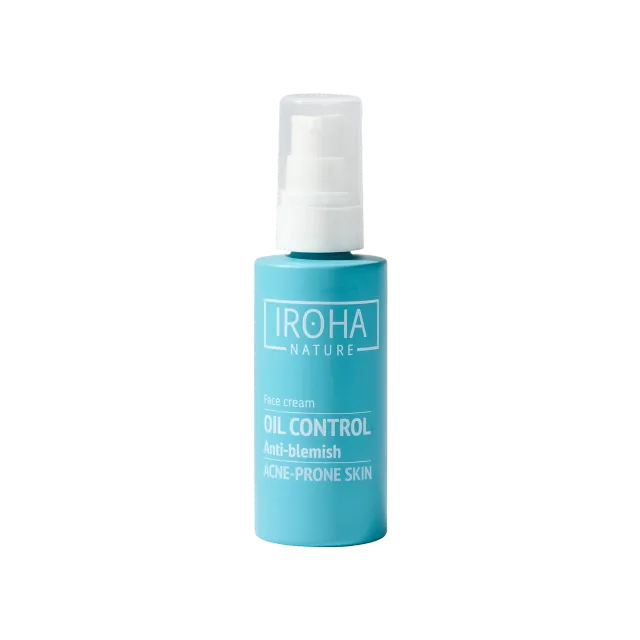Iroha Nature Oil Control Anti-Blemish crema viso opaca sebo