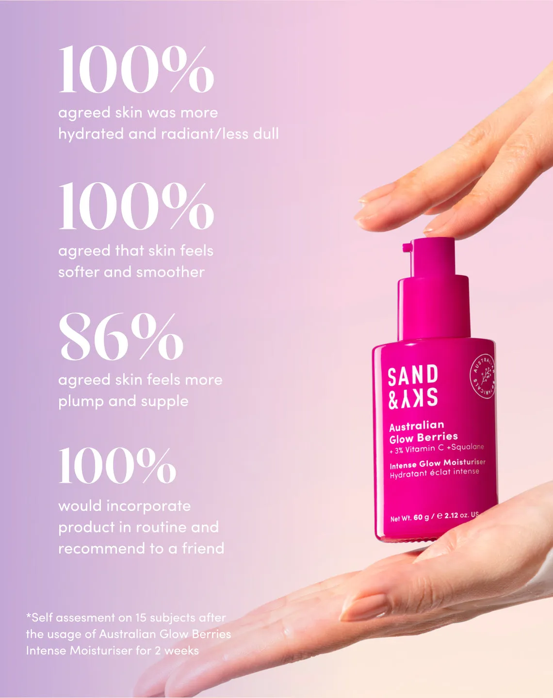 Sand & Sky Australian Glow Berries crema viso vitamina C