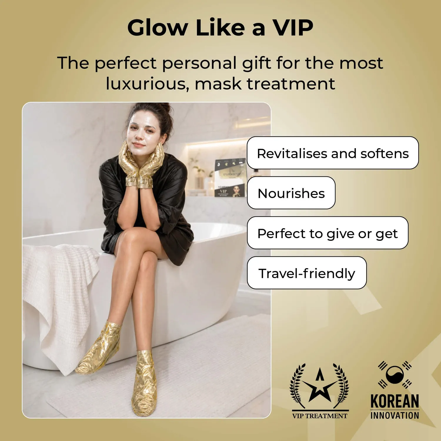 Starskin The Gold Mask Set maschere oro assortite