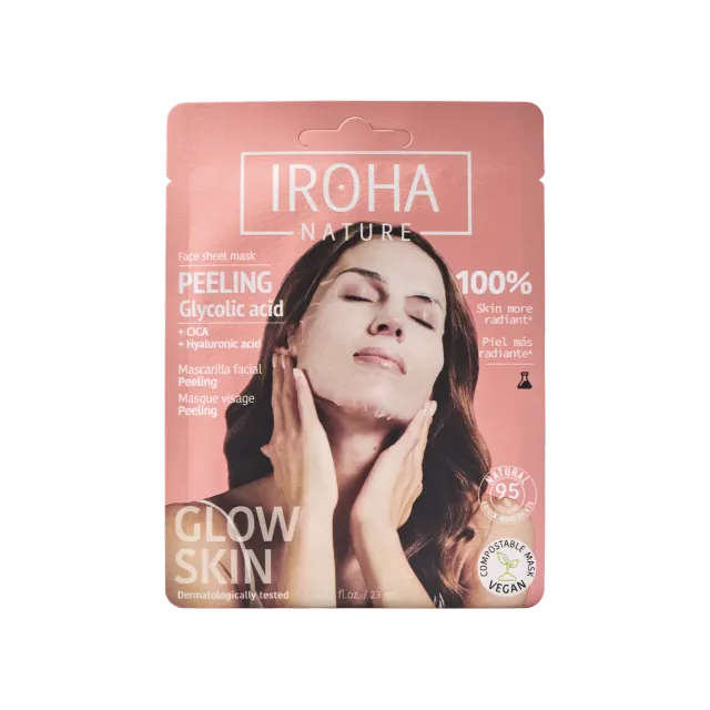Irohanature Perfect Skin Peeling Mask Acido Glicolico Esfoliante
