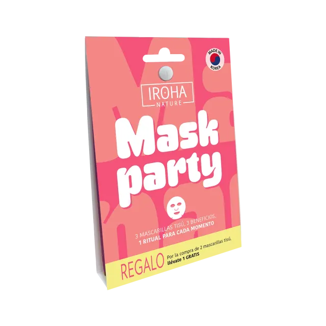 Iroha Nature Mask Party kit maschere viso 3 pezzi
