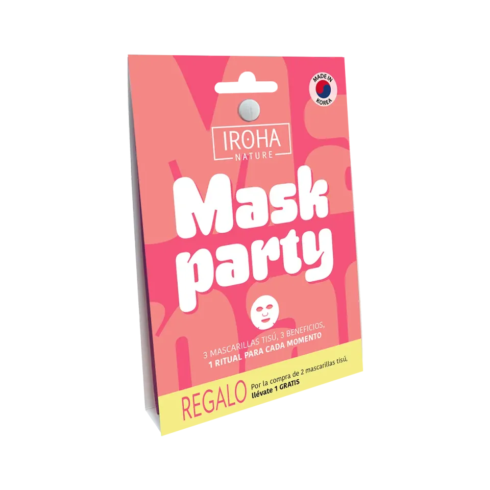 Iroha Nature Mask Party kit maschere viso 3 pezzi