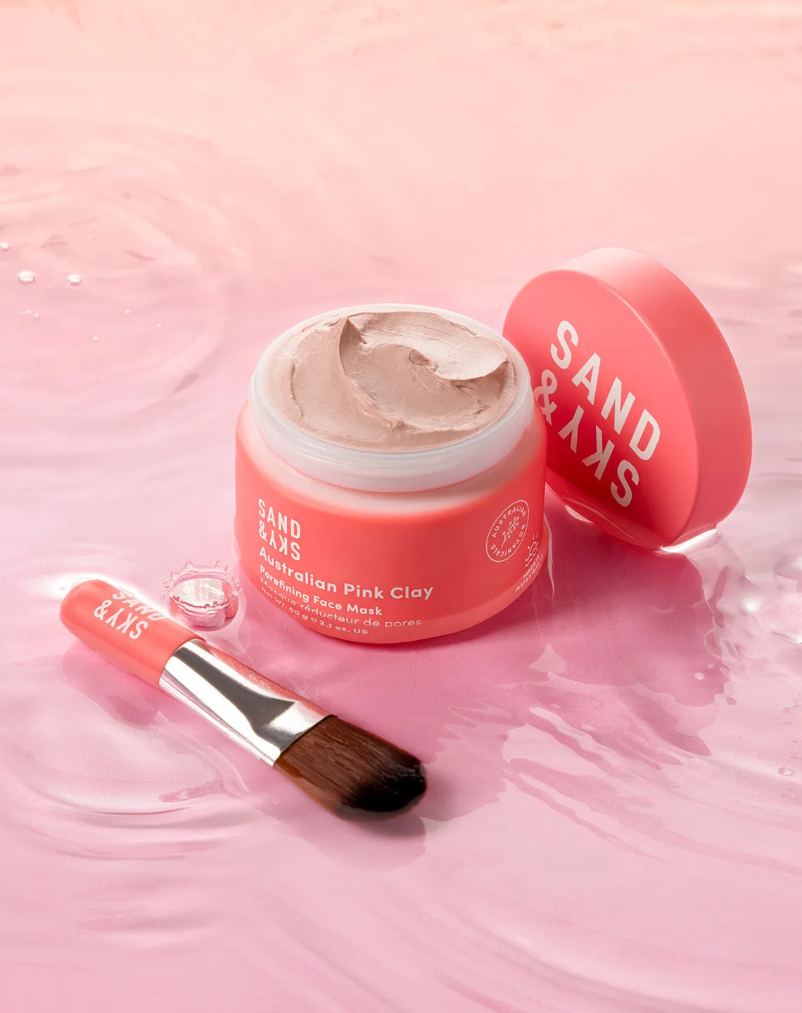 Sand & Sky Australian Pink Clay Besties Kit maschera detox