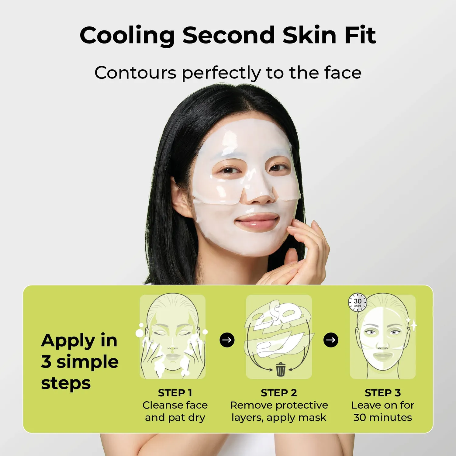 Starskin Collagen Green Caviar maschera idrogel 30 minuti