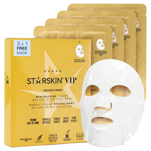 Starskin The Gold Mask Face 3+1 maschera oro