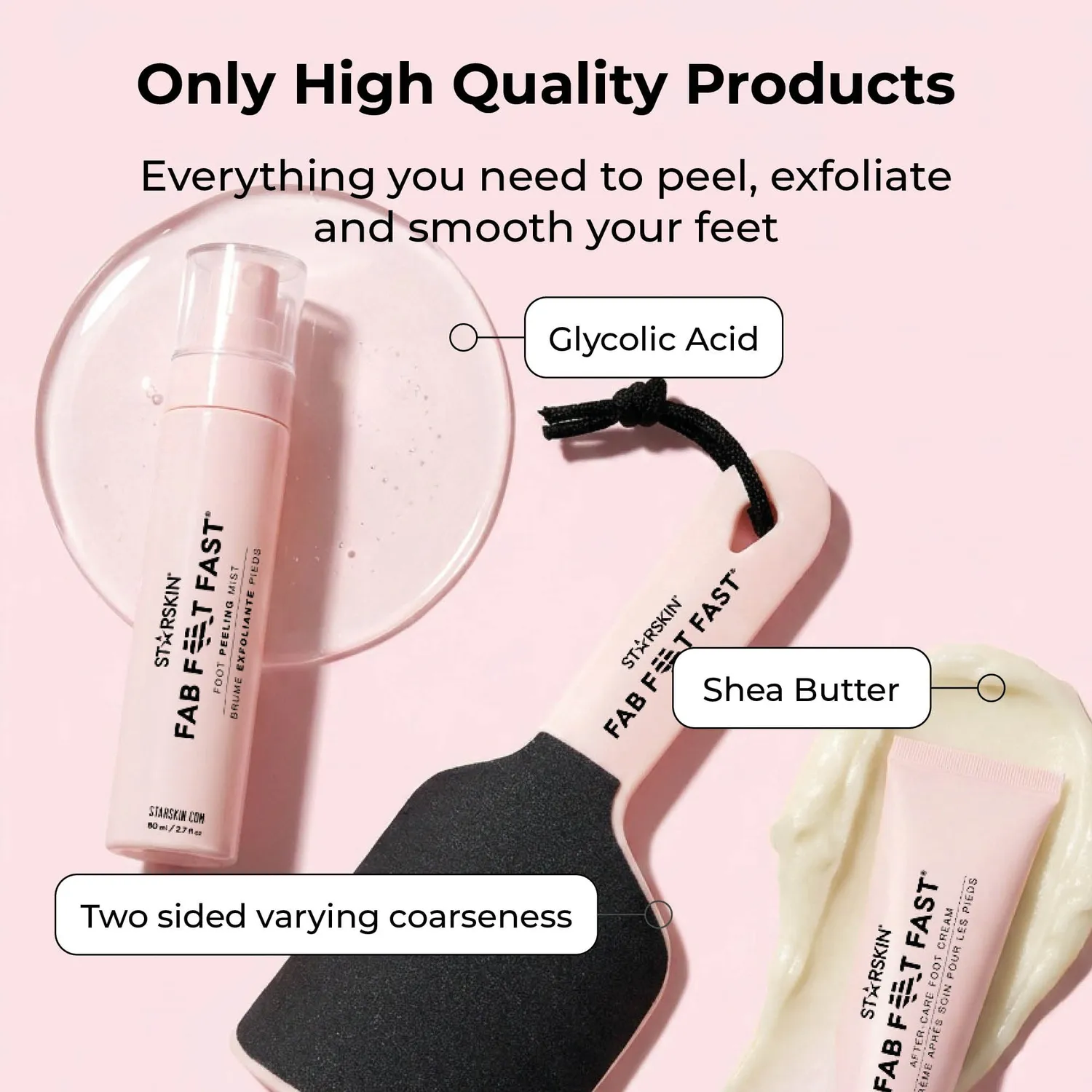 Starskin VIP Fab Feet Fast kit piedi anti calli