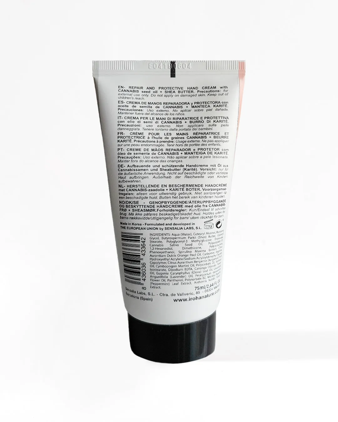 Iroha Nature crema mani canapa riparatrice protettiva