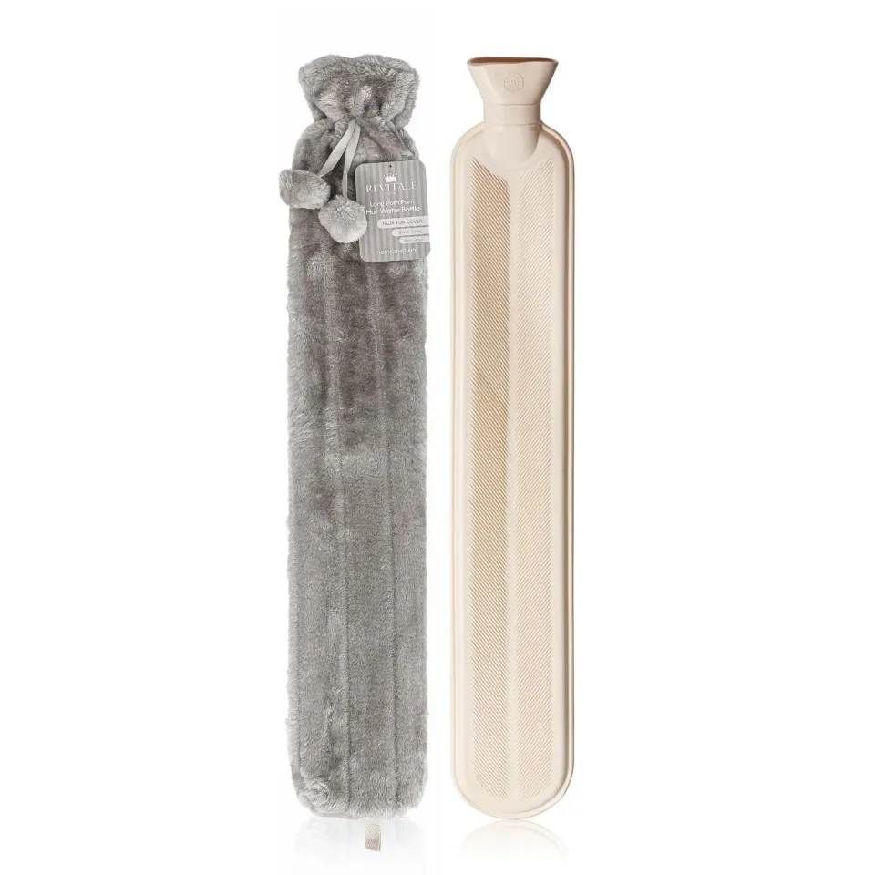 Revitale Extra Lunga 72 cm Borsa Acqua Calda 2 Litri in Peluche