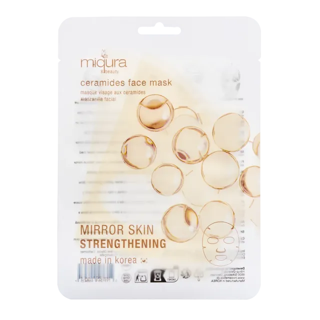 Miqura K-beauty maschera viso ceramidi barriera