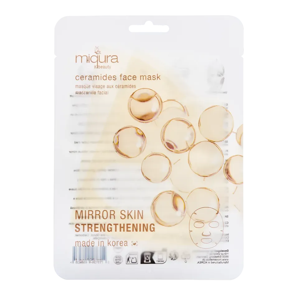 Miqura K-beauty maschera viso ceramidi barriera