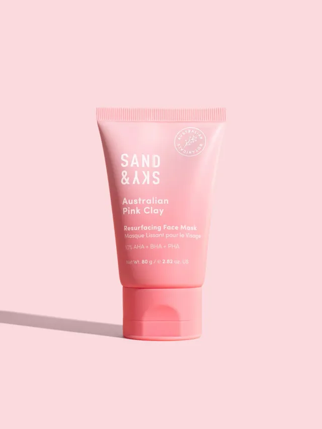 Sand & Sky Australian Pink Clay Resurfacing Mask maschera viso