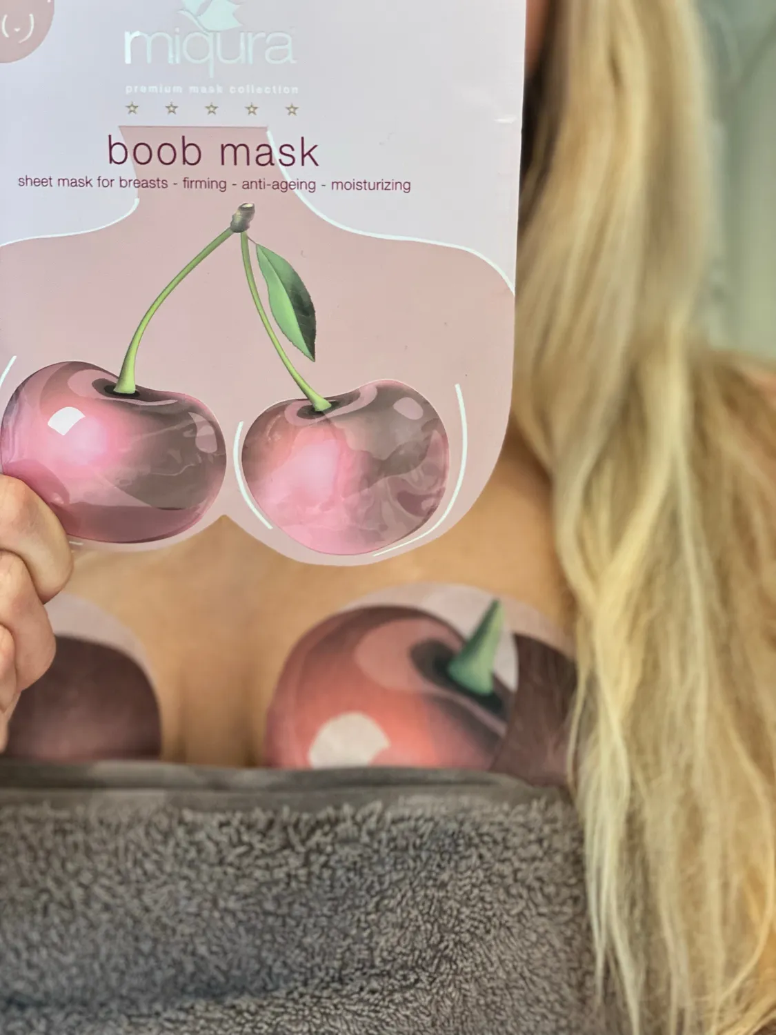 Miqura Boob Mask maschera seno rassodante