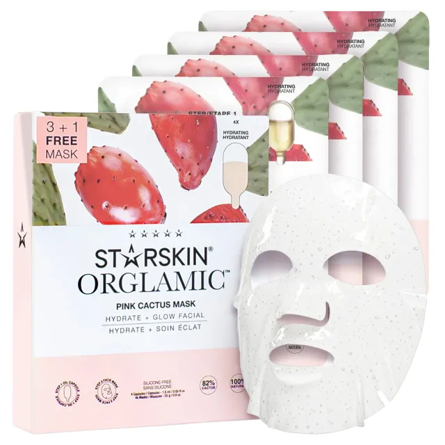Starskin Pink Cactus Mask 3+1 maschera lenitiva