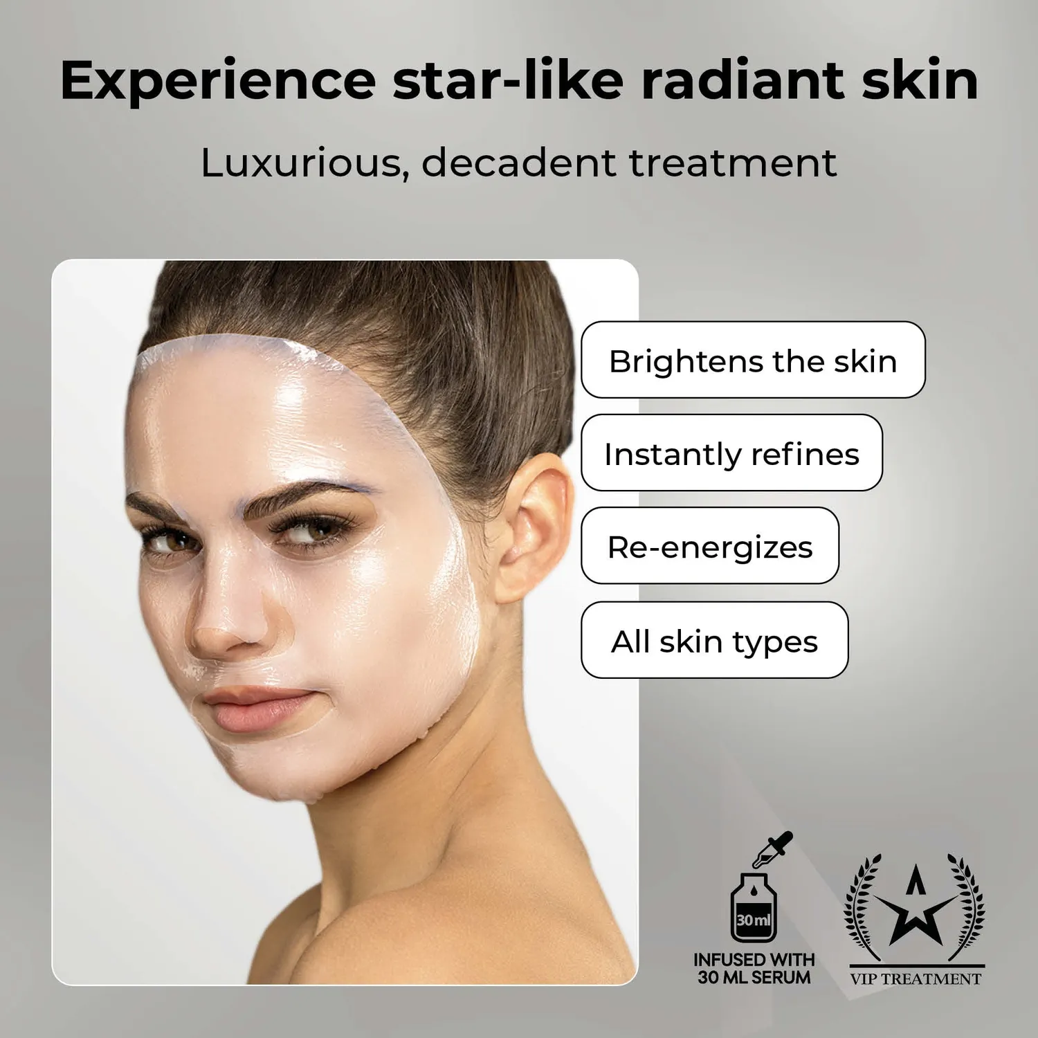 Starskin The Diamond Mask maschera viso 1 pz illuminante